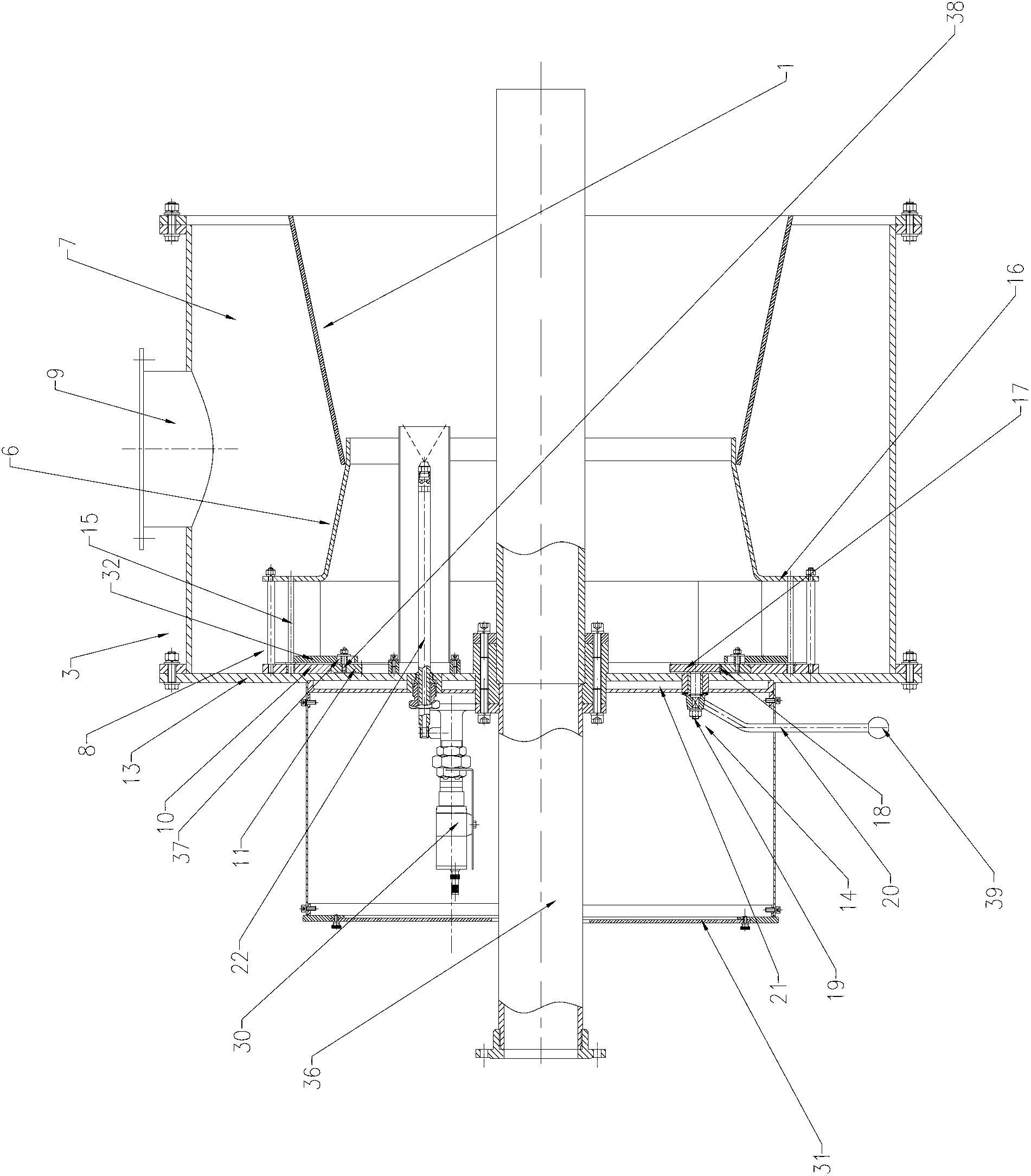 Pulverized coal burner