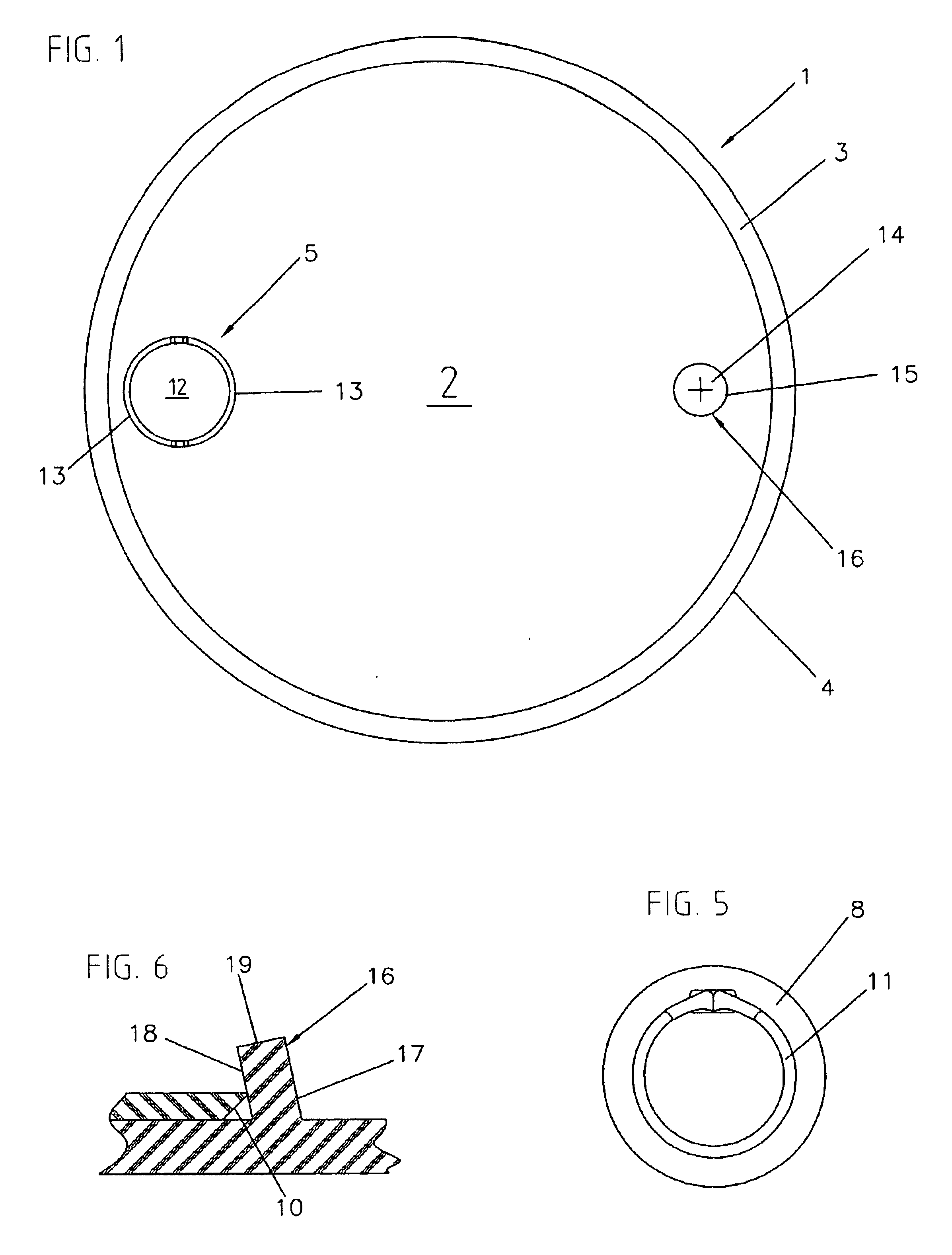 Pail vent and method