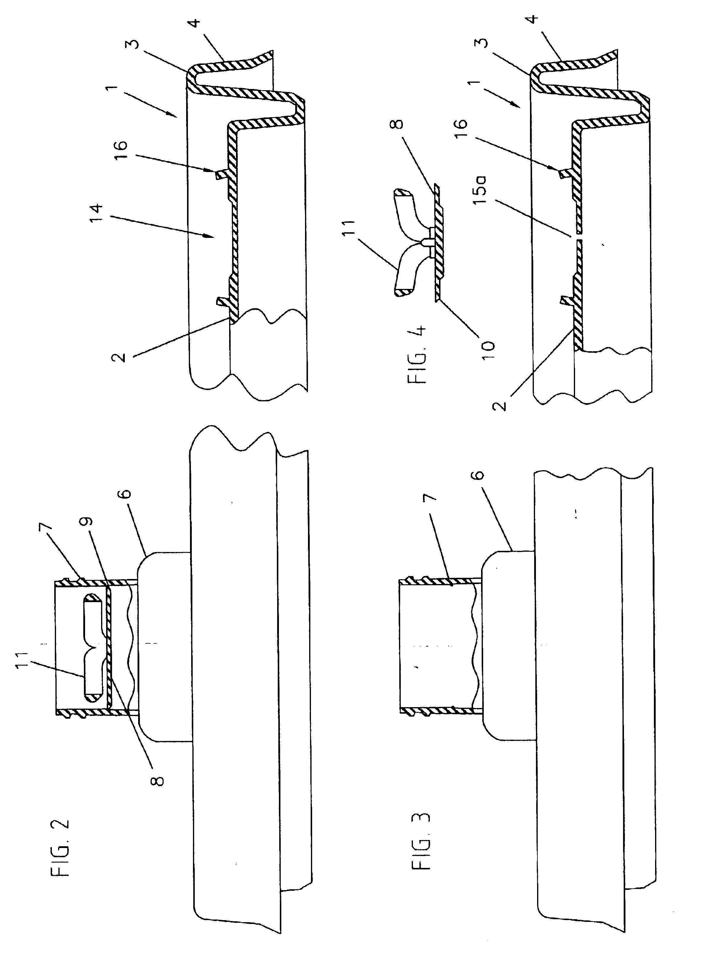 Pail vent and method