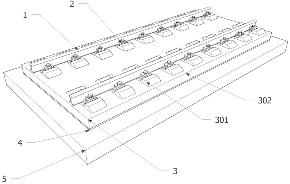 Tenon anchor assembly type track unit and tenon anchor assembly type track with same