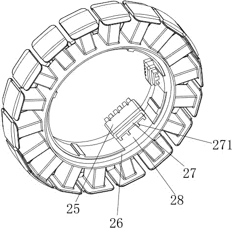 High-strength stator iron core