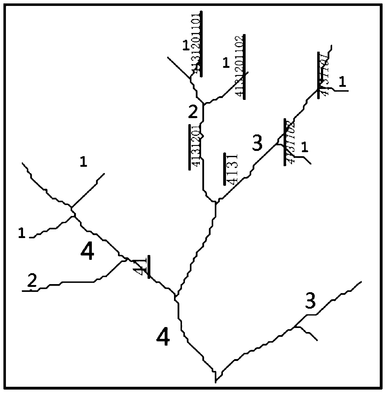 Method for filling valleys and terrains in shaded relief map with strong expressive force