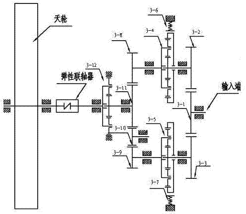 Novel vertical mechanical reversing energy-saving pumping unit