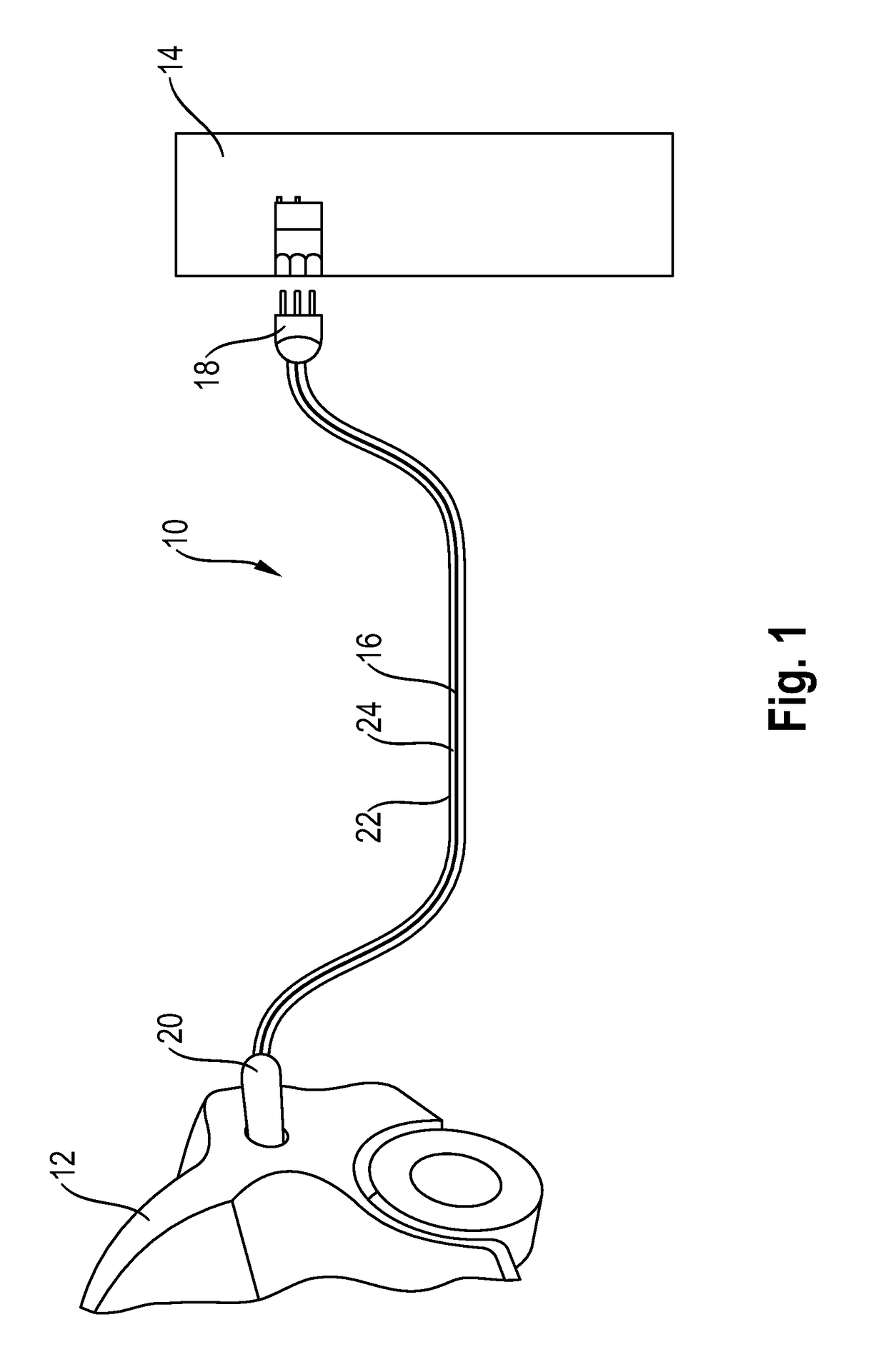 Electric line arrangement