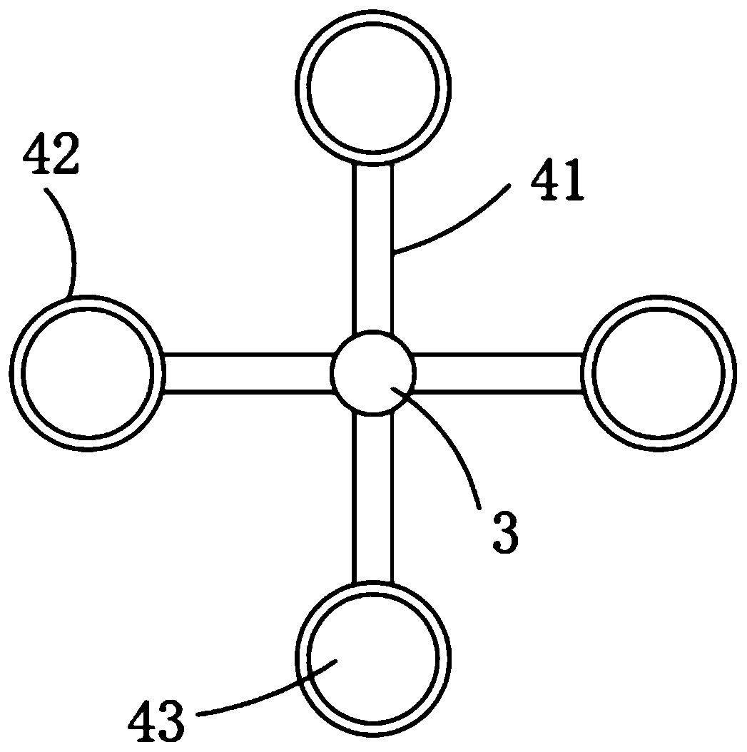 Multi-layer rotary potted plant cultivated through gel matrix and preparation method thereof