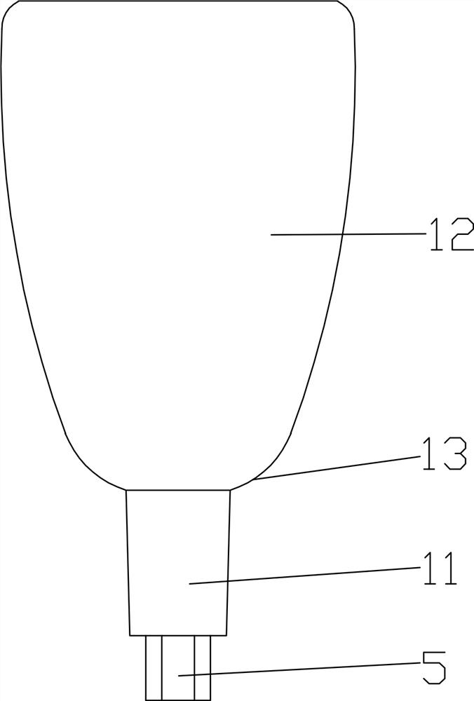 Implant abutment and fittings thereof, and taking and wearing method of implant abutment