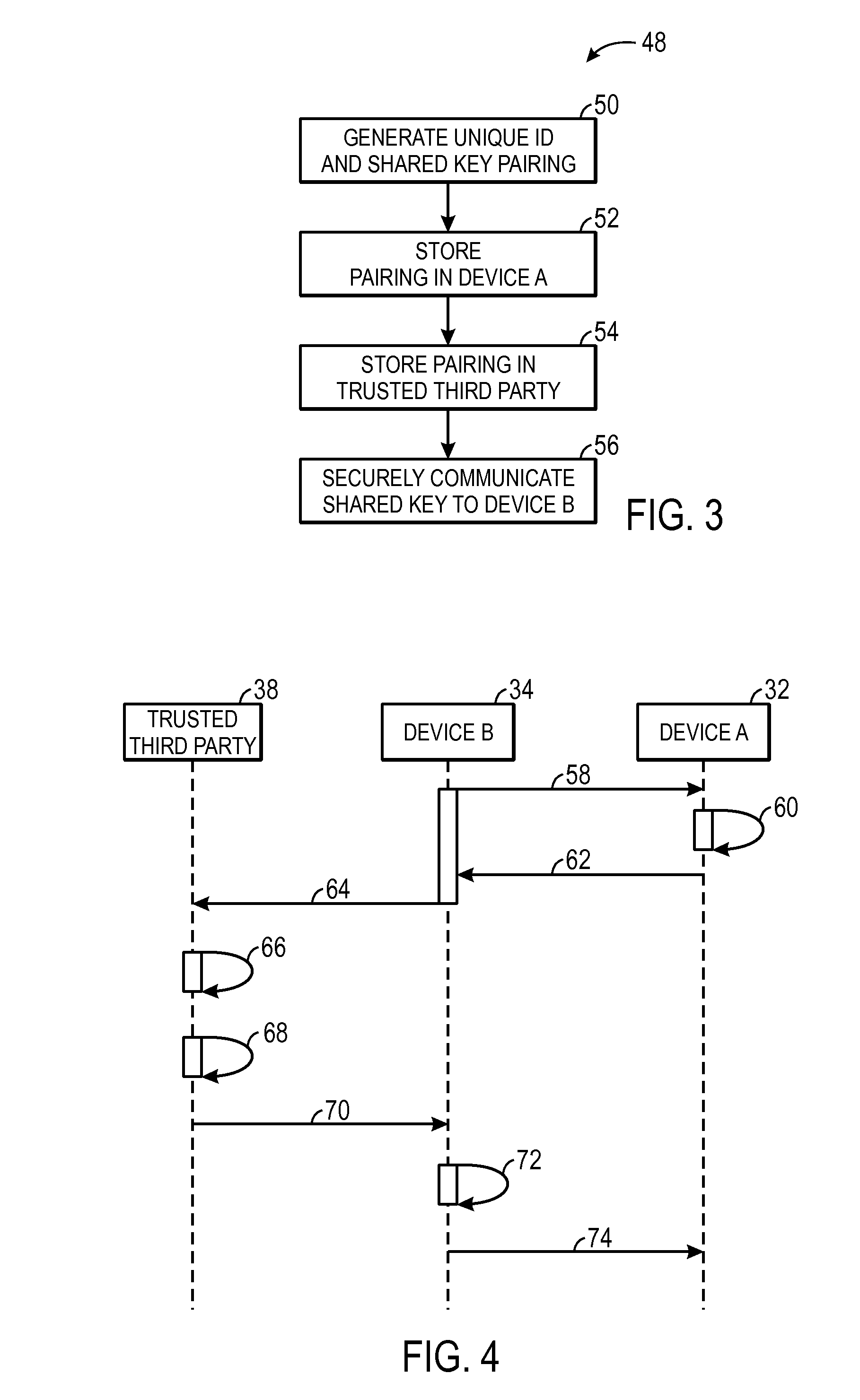 Secure shared key sharing systems and methods