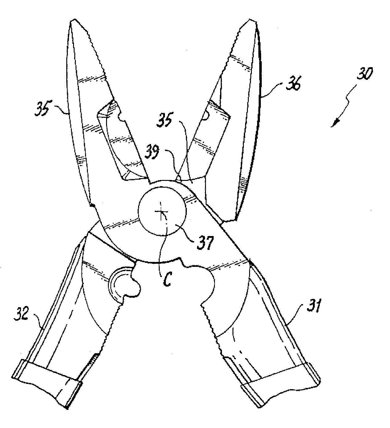 Fish tape pliers