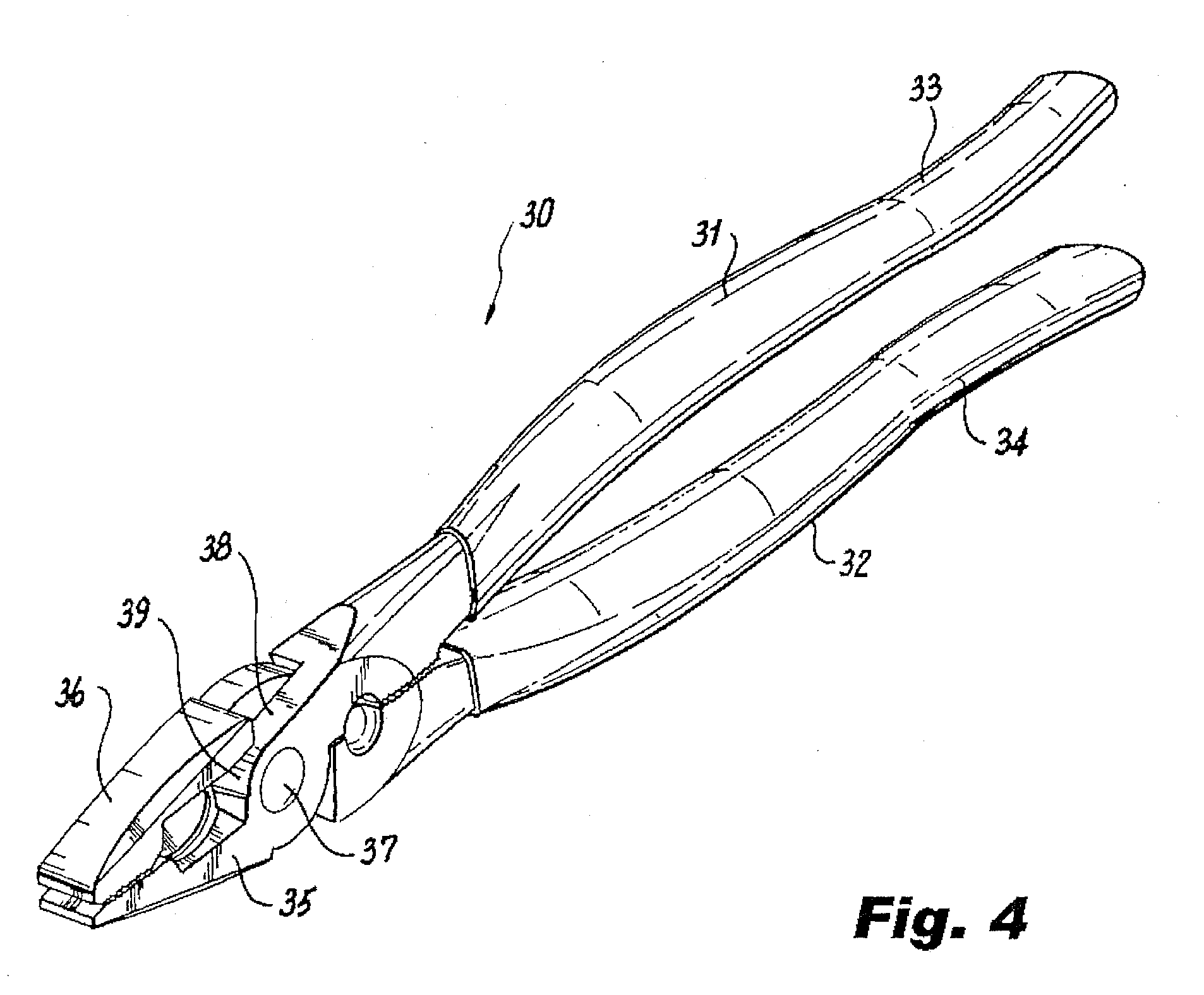 Fish tape pliers