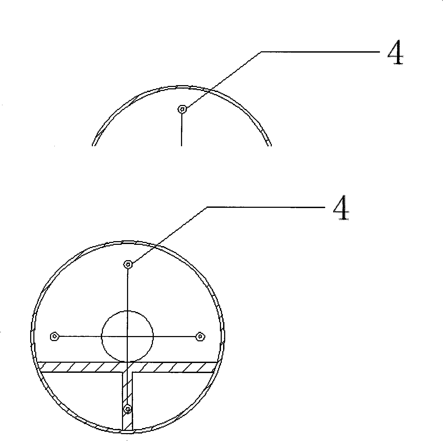 Solar outdoor environment temperature-lowering device