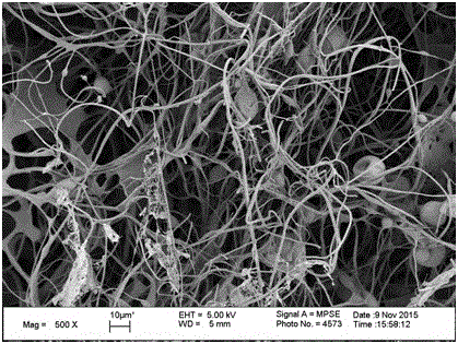 Nanofiber tissue filler and preparing method thereof