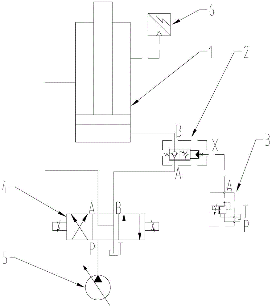 Boom variable-amplitude hydraulic system and crane