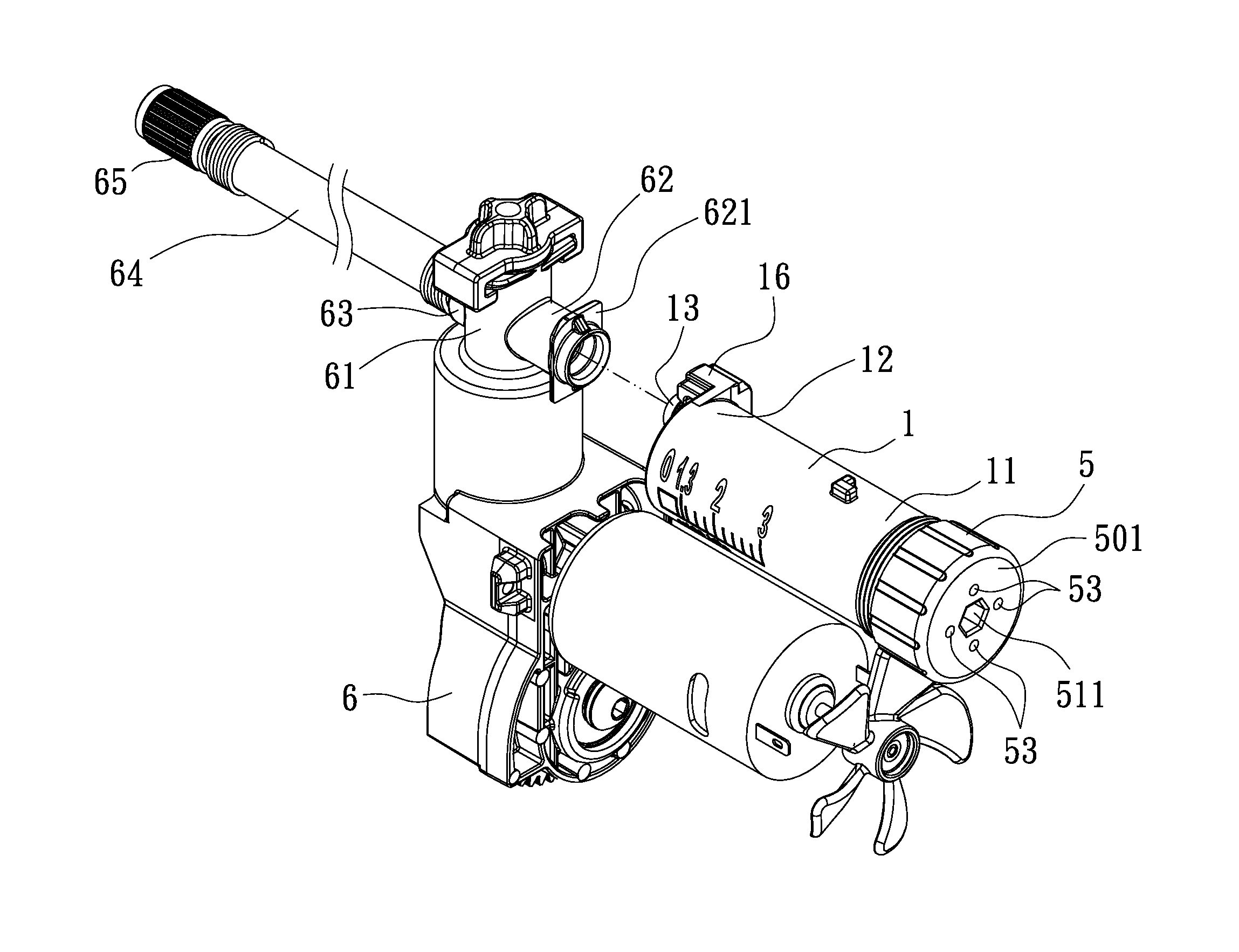 Pen-type pressure indicator for air compressor