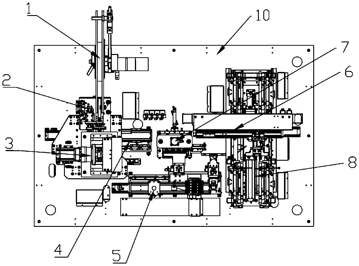 Cutting and packing device for connected material belt