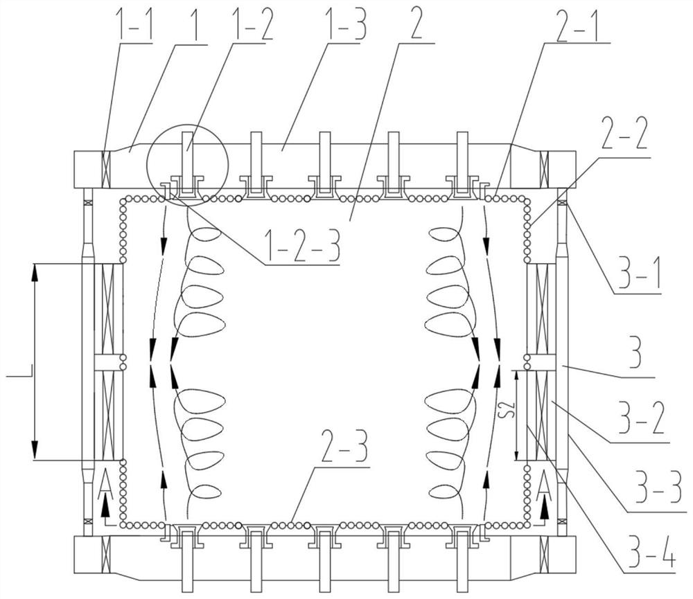 Device for preventing high-temperature corrosion of water cooling wall of combustion boiler and boiler corrosion prevention method