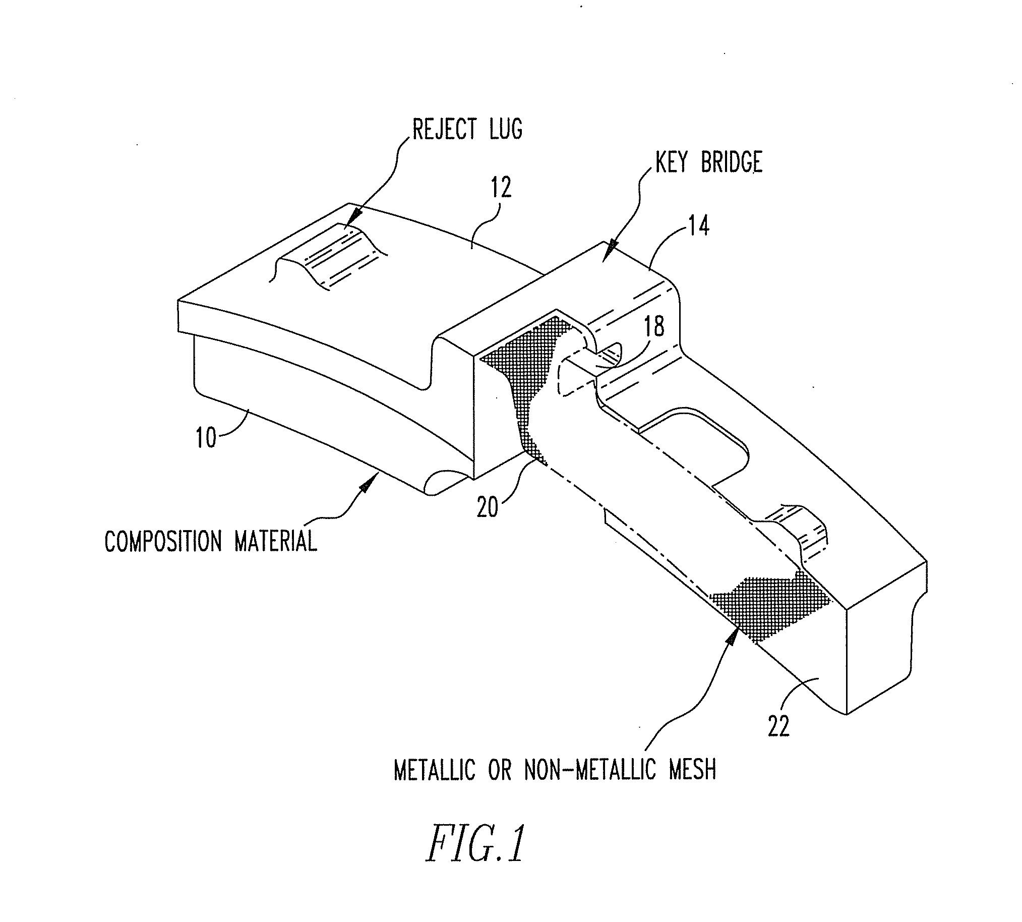 Plateless Railway Brake Shoe