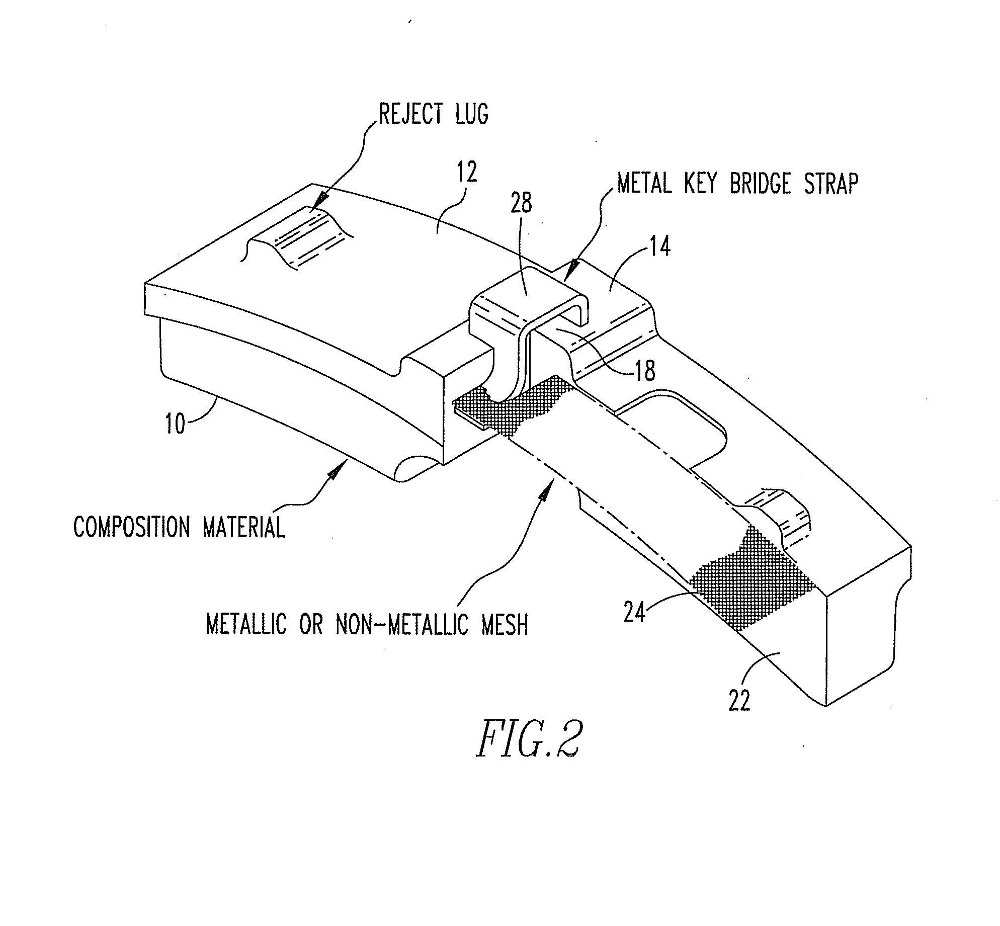 Plateless Railway Brake Shoe