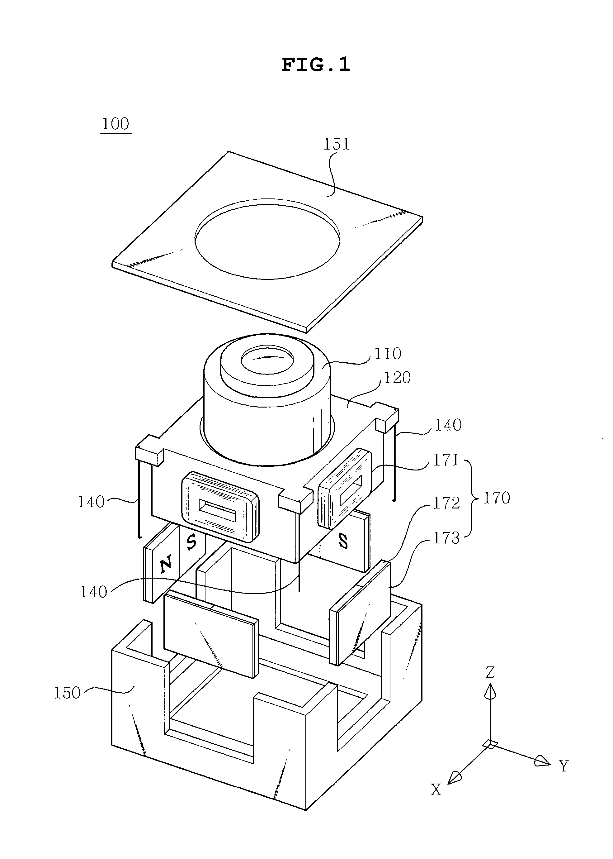 Camera module with Anti-shake device