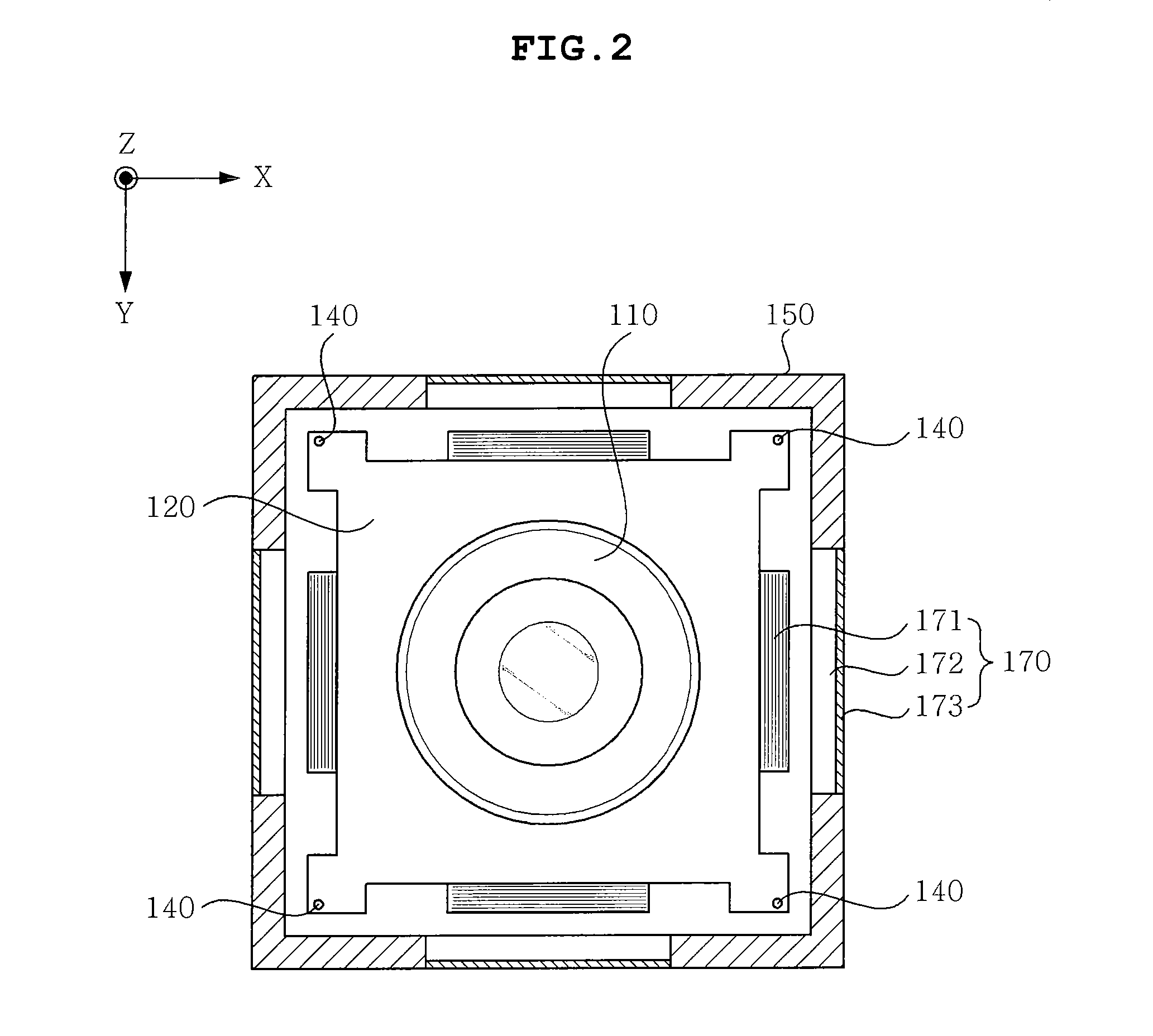 Camera module with Anti-shake device