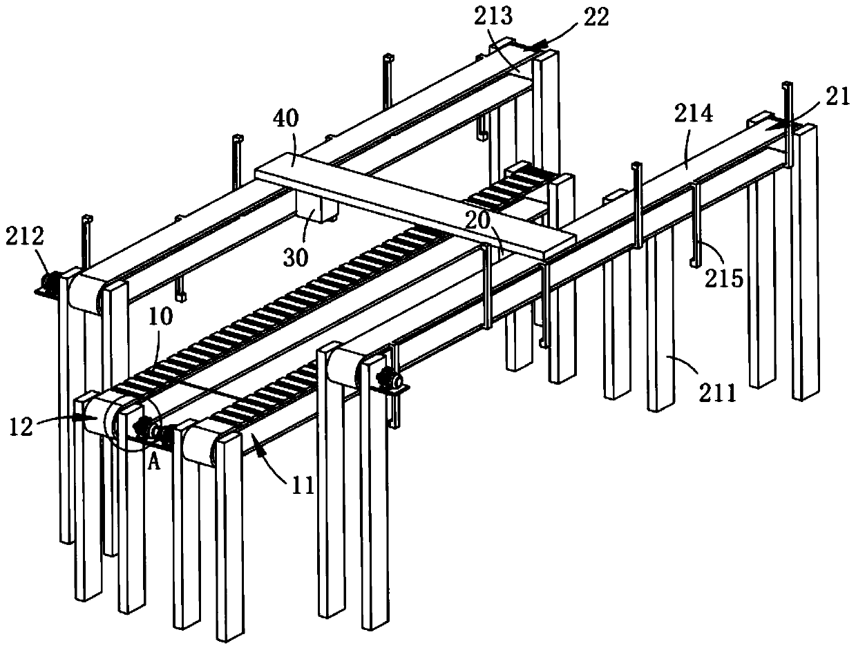 A continuous capping device for automatic assembly of power distribution cabinets