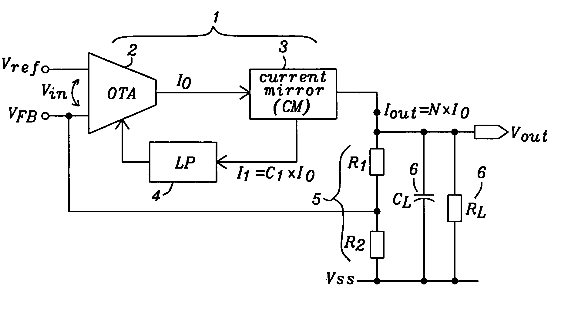 Adaptive biasing concept for current mode voltage regulators