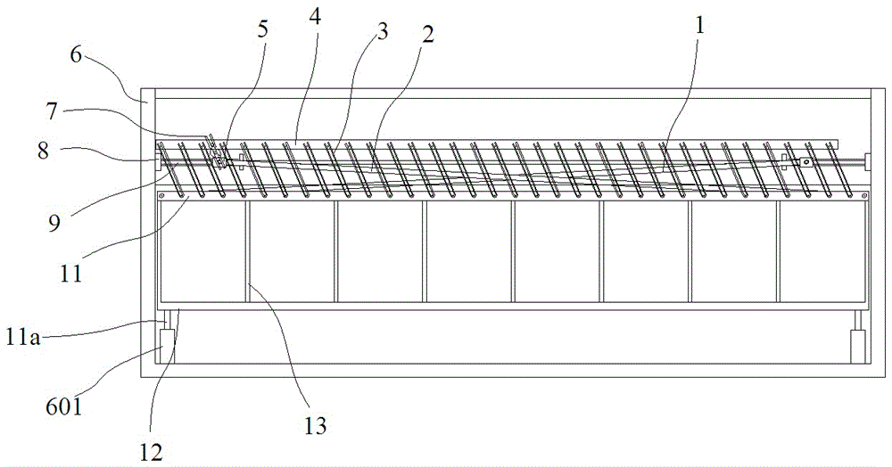 Ventilation box for battery module