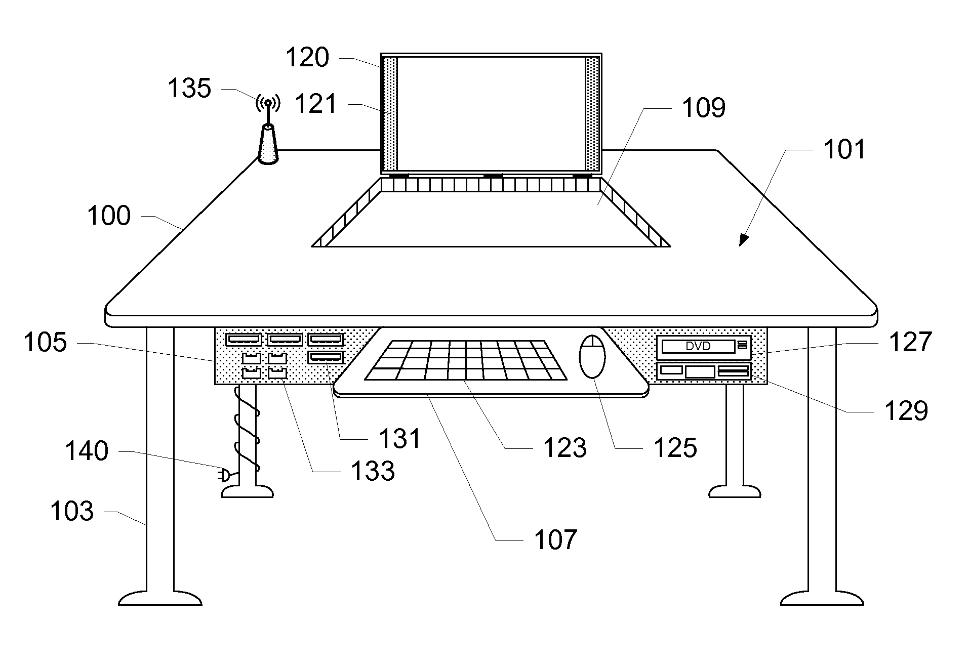 Modular technology furniture