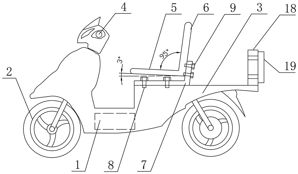 Recumbent electric bicycle