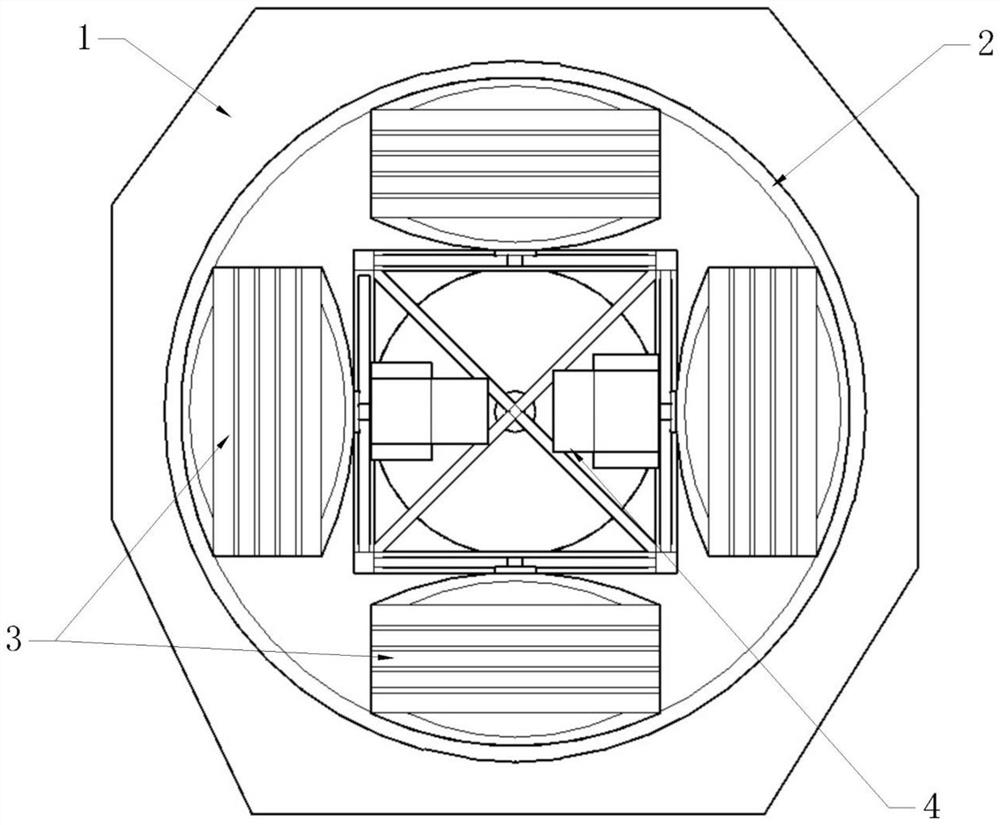 Intelligent coarse particles for vibration reduction and power generation