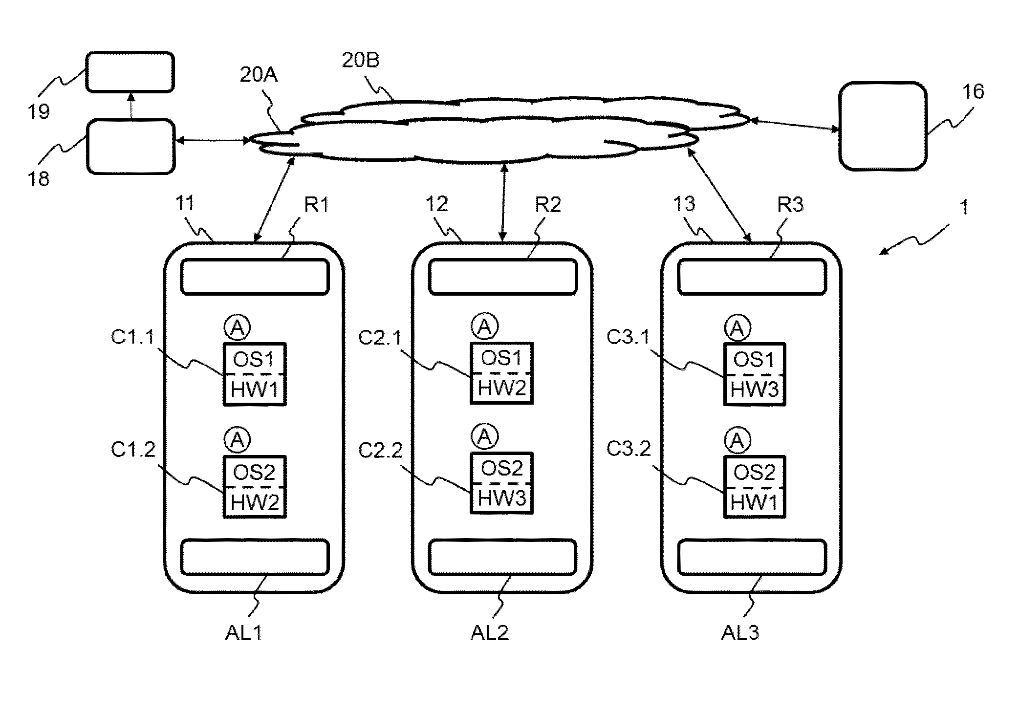 Control system for an aircraft