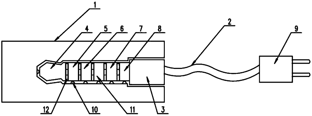 A mobile terminal charging assembly and a charging method thereof