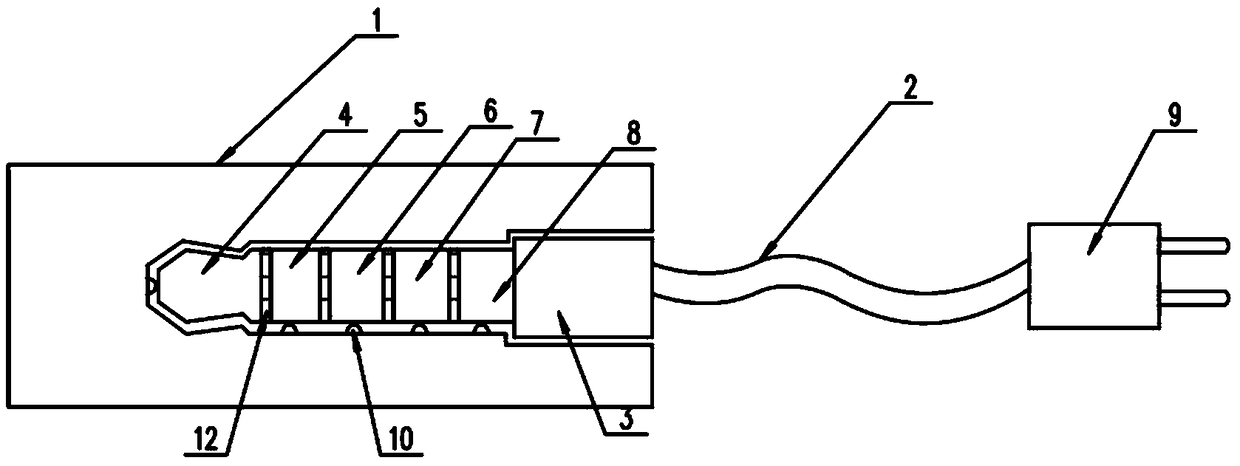 A mobile terminal charging assembly and a charging method thereof