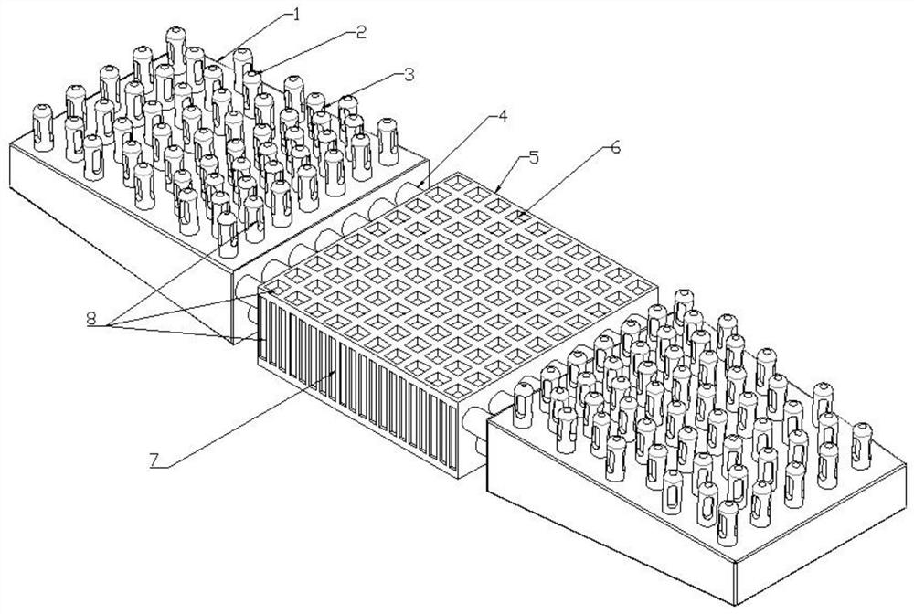 Heat pipe radiator adopting novel phase change materials