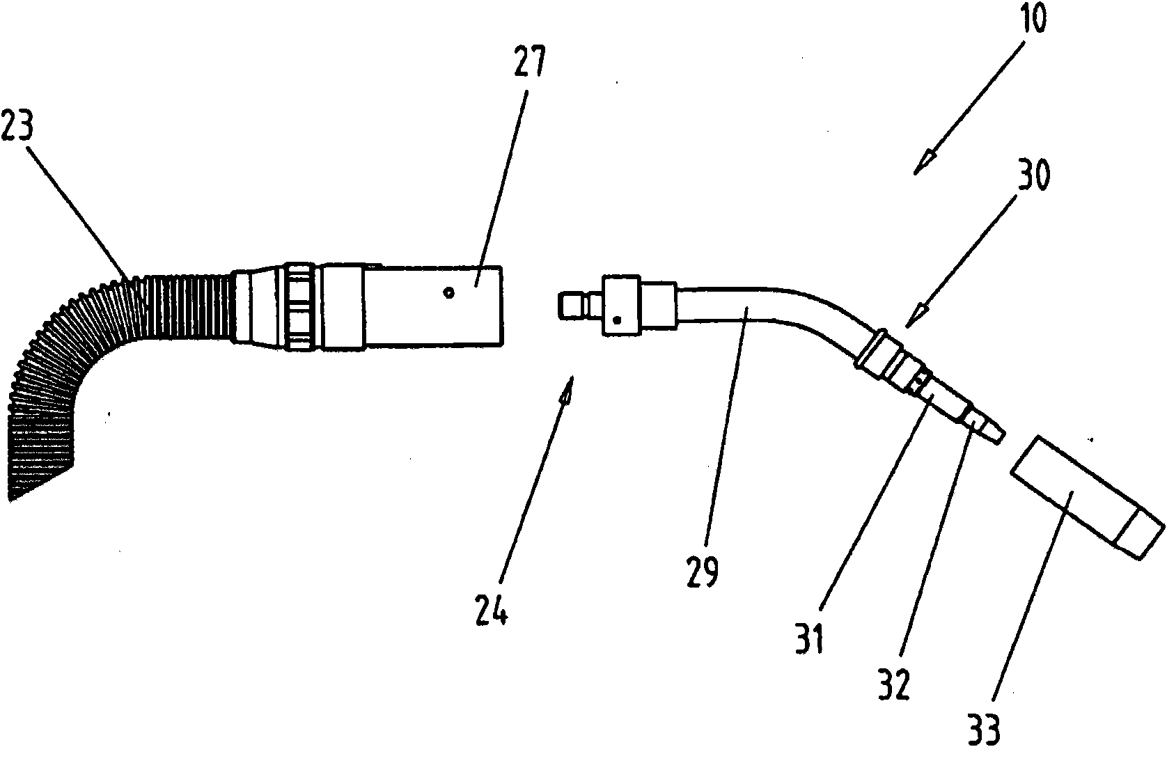 Gas nozzle attachment