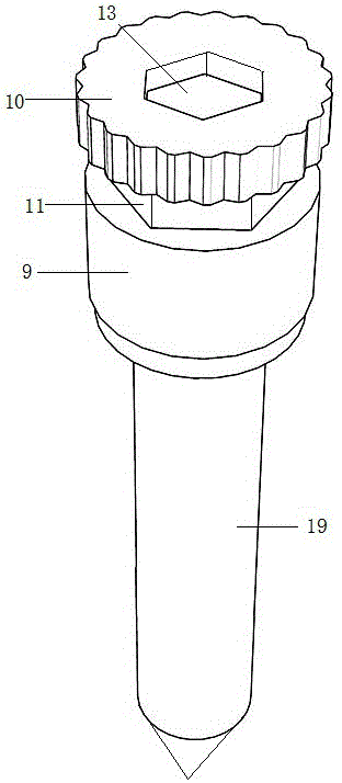 Orthopedics nail taking device