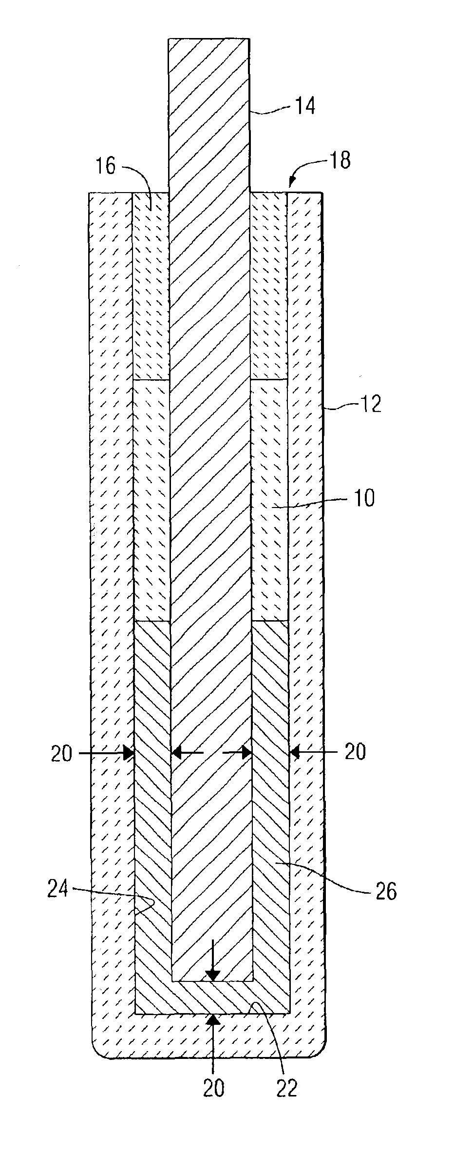 Nickel foam pin connections for inert anodes