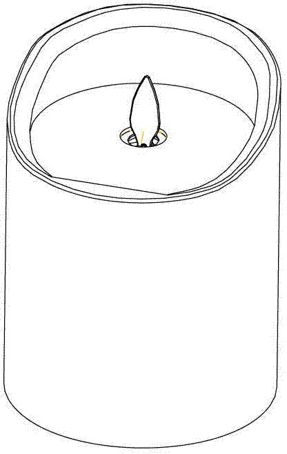 Electronic light emitting device capable of simulating real flame