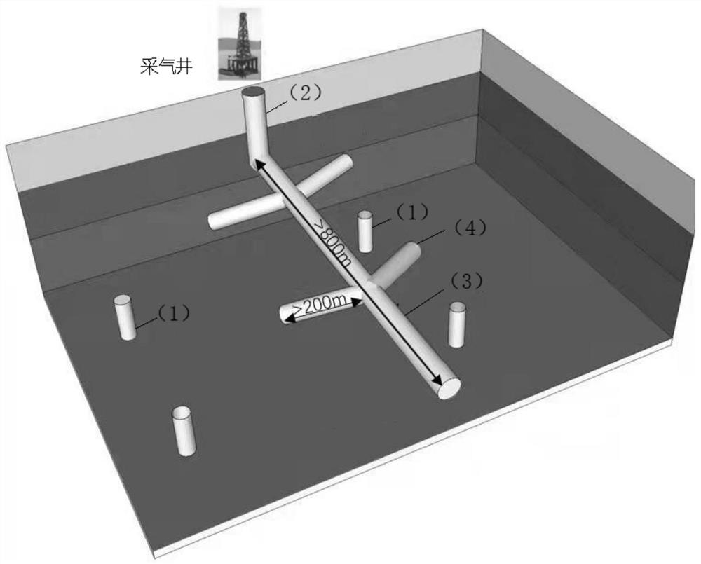 Thermodynamic system utilizing geothermal energy of low-temperature exhausted gas reservoir in supercritical CO2 exploitation