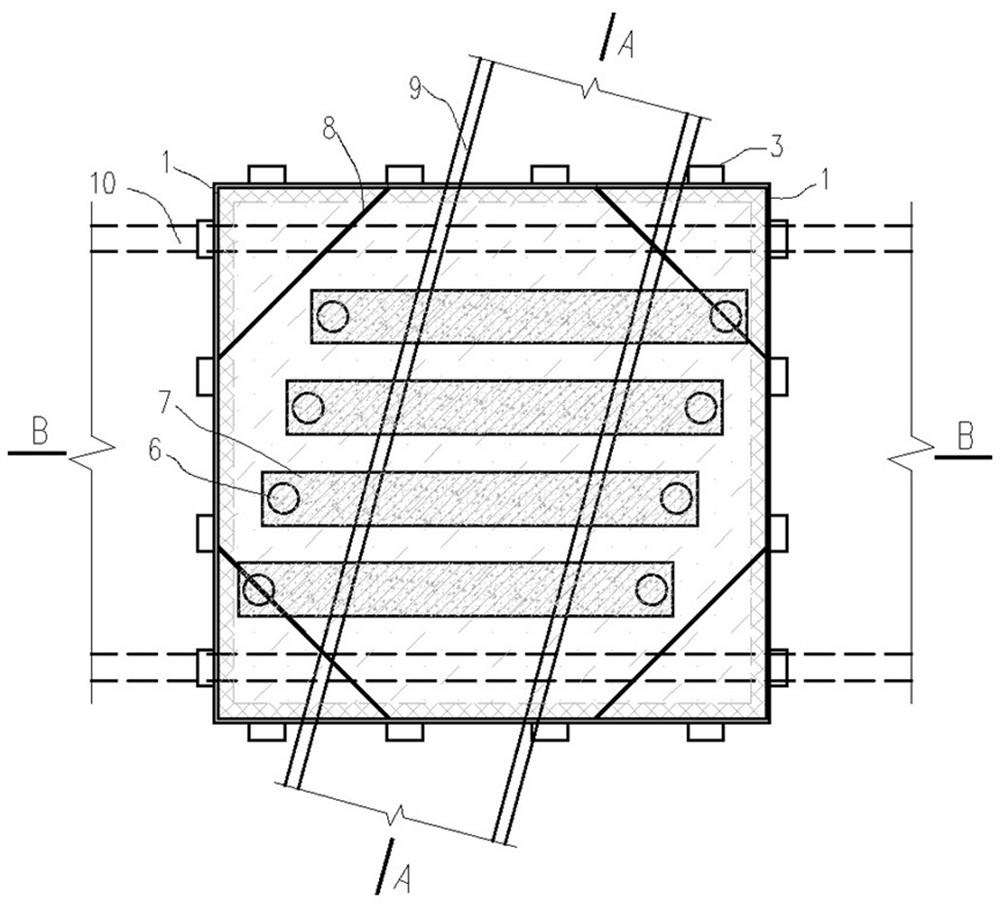 Compensation type construction structure for underground engineering construction and construction method thereof