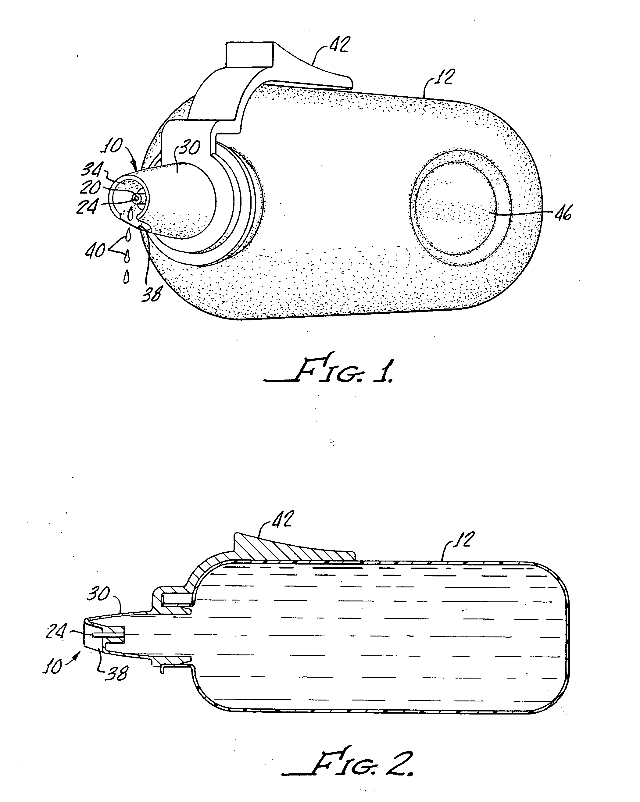 Controlled drop dispensing tips for bottles