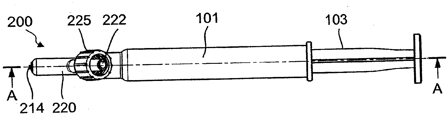 Medical spray-head with compressed gas assistance