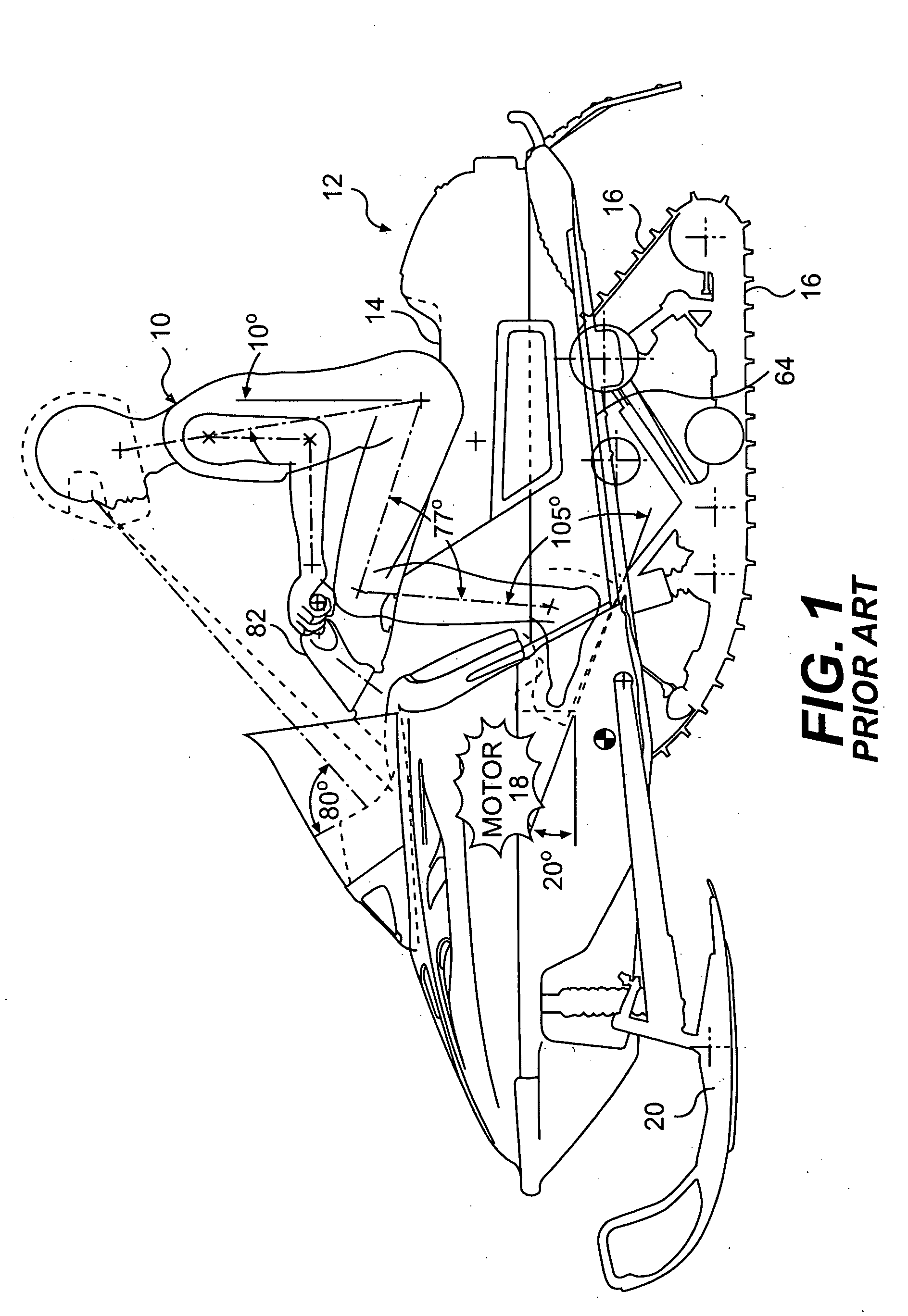 Front suspension with three ball joints for a vehicle