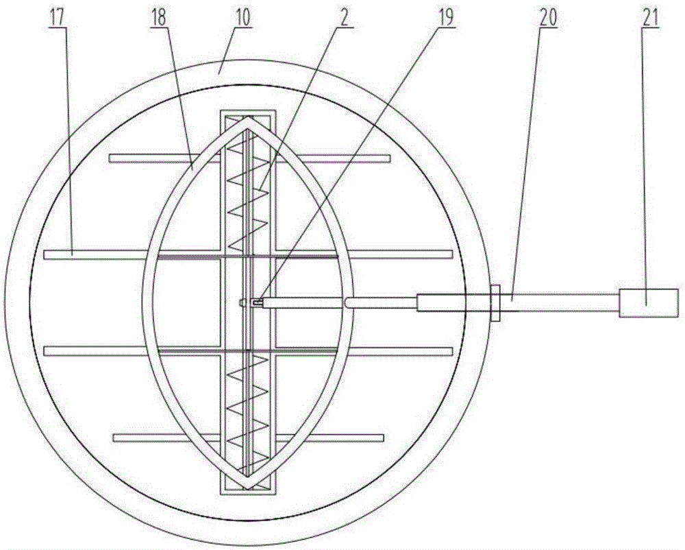 Water-filter-type biological fermentation drying tower