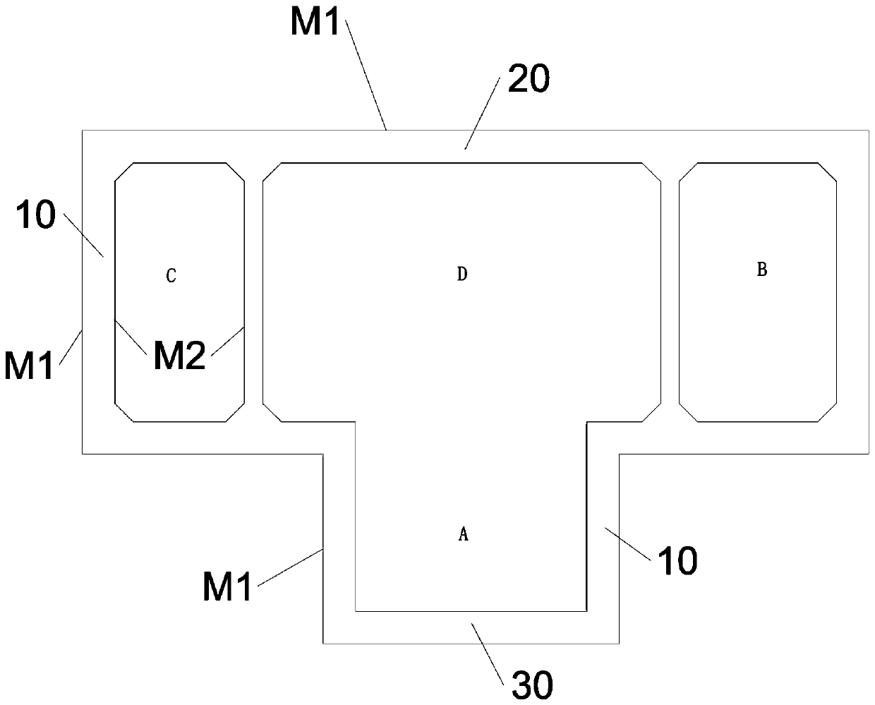 Superimposed assembly type construction comprehensive pipe rack and construction method thereof