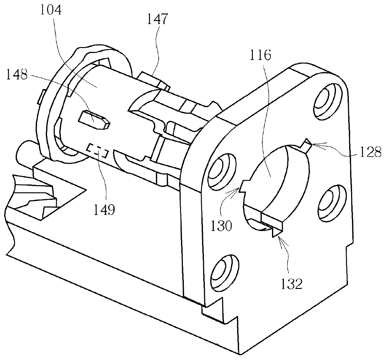 Rotary device with antenna