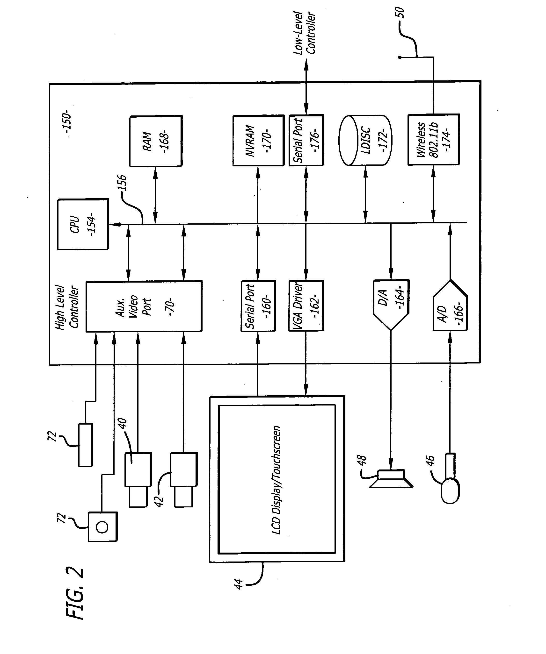 Remote controlled mobile robot with auxillary input ports