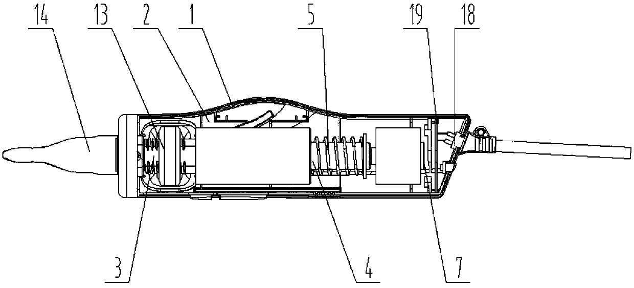 Medical supermicro magnetic needle device