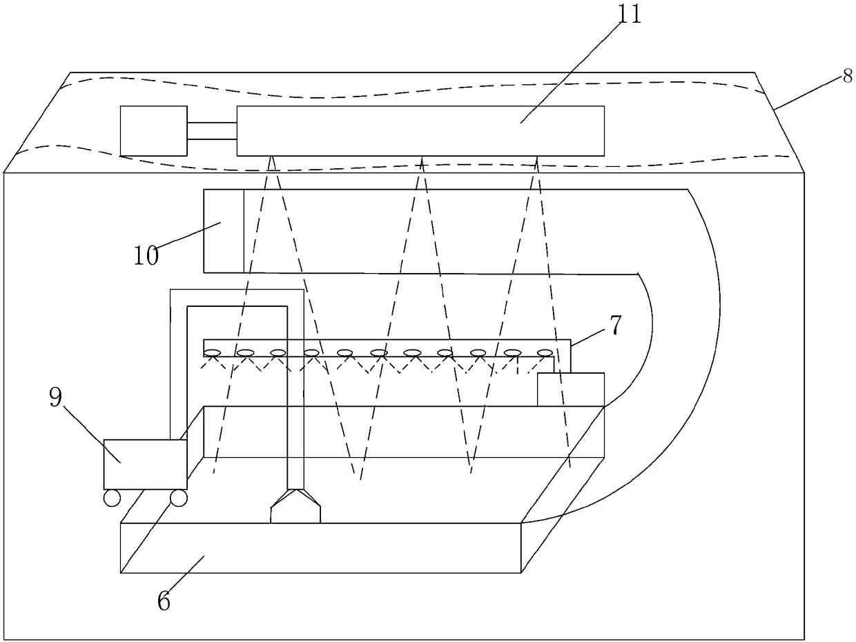 Method, device and system for removing odor during aerobic fermentation of livestock and poultry excrement