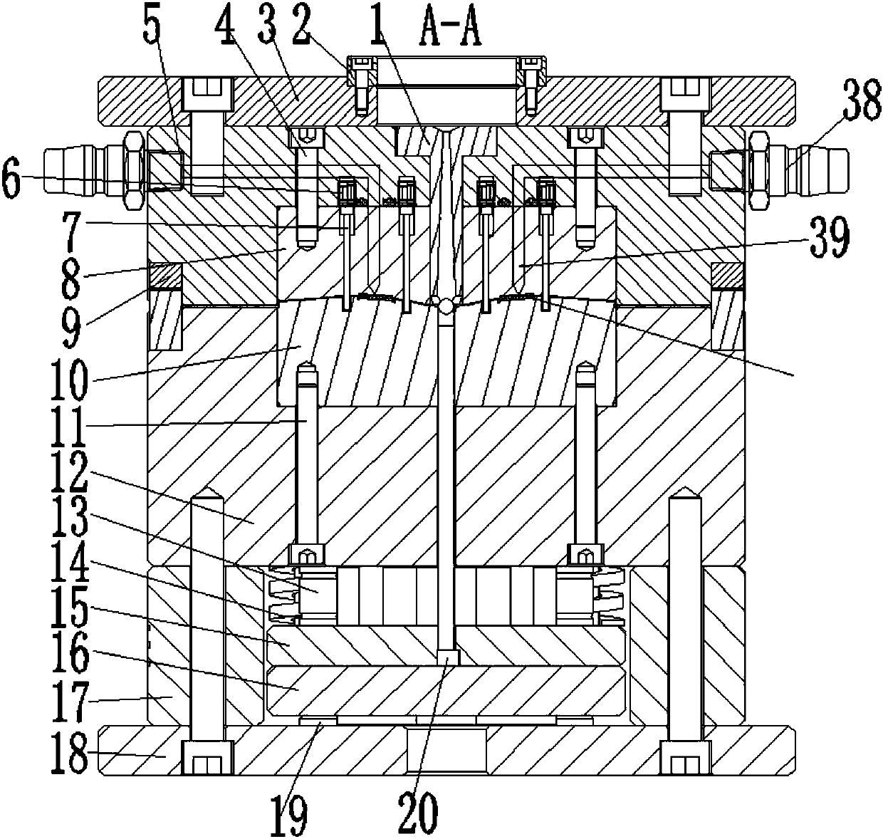 Injection mold adopting IMR process and application method for injection mold