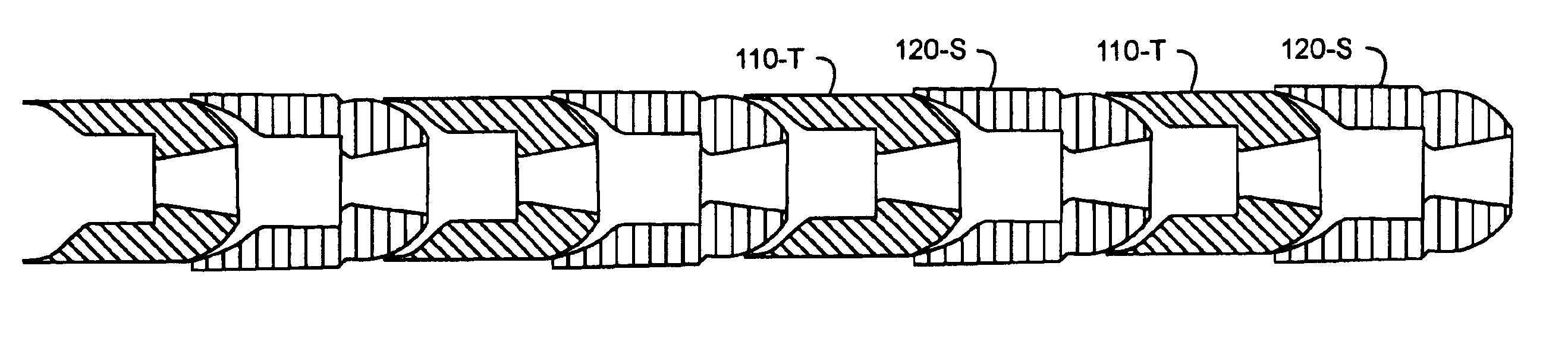 Method and apparatus for improved stiffness in the linkage assembly of a flexible arm